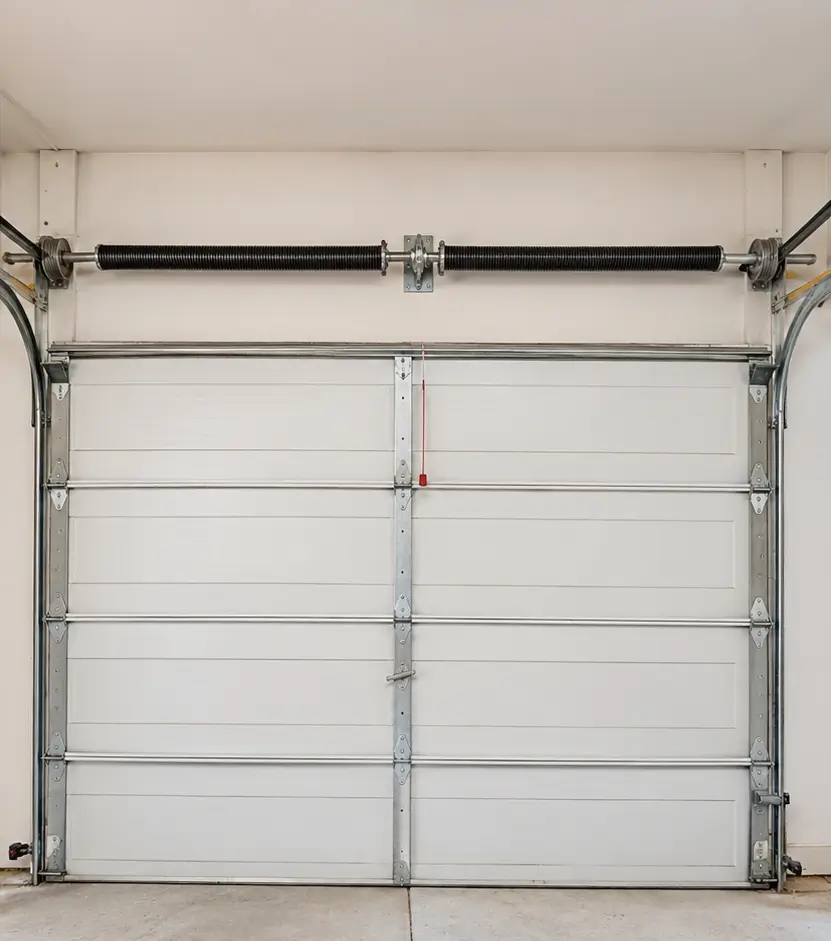 Garage door broken torsion spring after professional repair